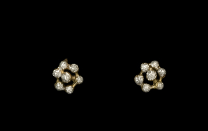 Image of Queen Anne's Lace Stud Earring by Michael Michaud