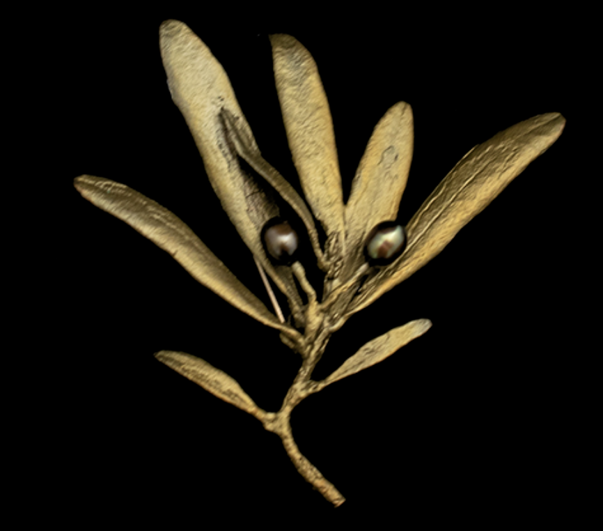 Image of Olive Brooch by Michael Michaud