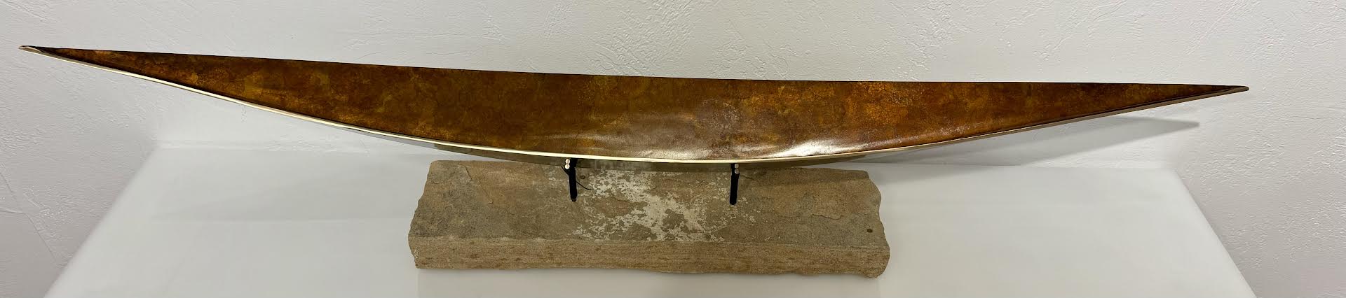 Image 2 for Honey, Brown, and Slate Boat Form