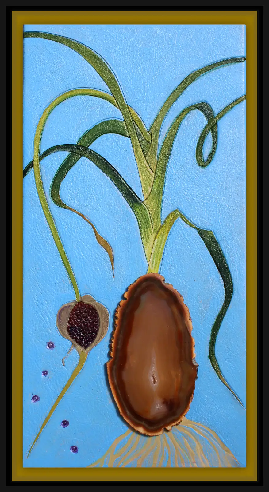 Image of Emerging Bulb, Garlic by Mary Ellen Sisulak