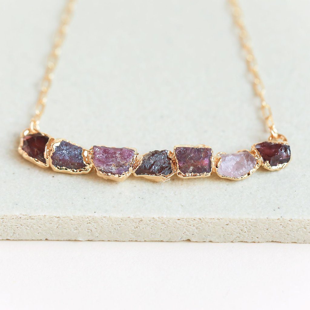Ruby Curve Necklace