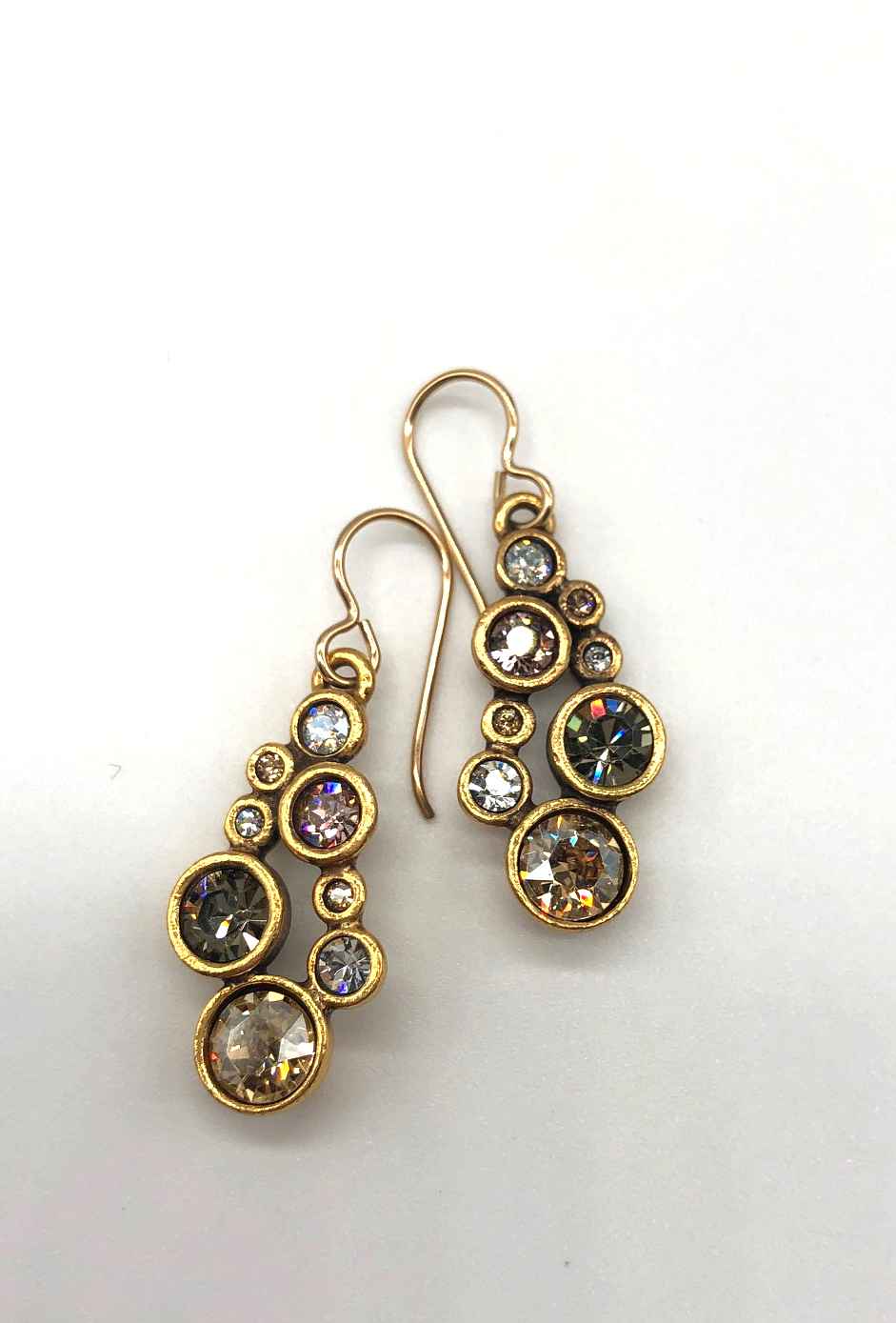 Image 1 for Shimmer Earring in Gold, Champagne Shimmer Earring in Gold, Champagne