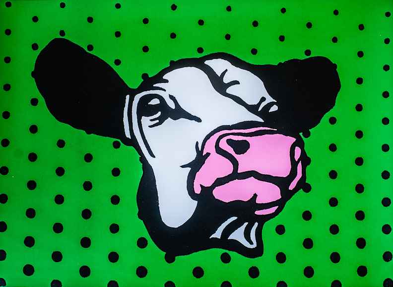 Cow on Green #1/20 (m... by  Cameron Schaefer - Masterpiece Online
