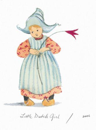 LITTLE DUTCH GIRL by  P. Buckley Moss  - Masterpiece Online