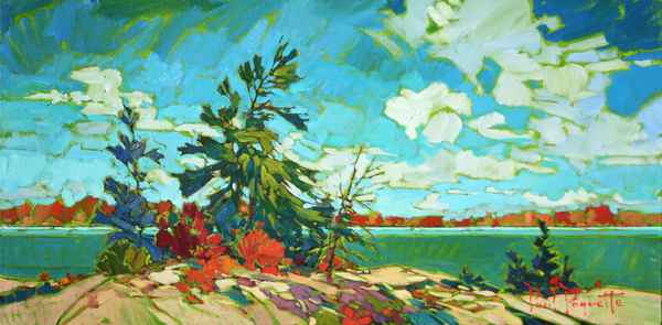 Autumn at the Lake by  Paul Paquette - Masterpiece Online