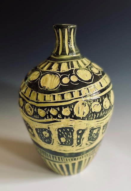 Image of Chartreuse Vase by Nancy Briggs