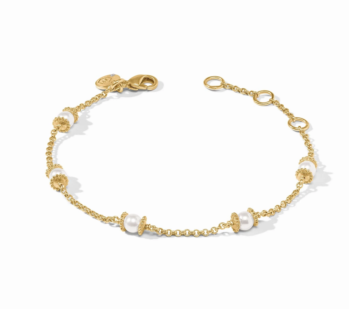 Image of Pearl Hydra Delicate Bracelet - Gold by Julie Vos