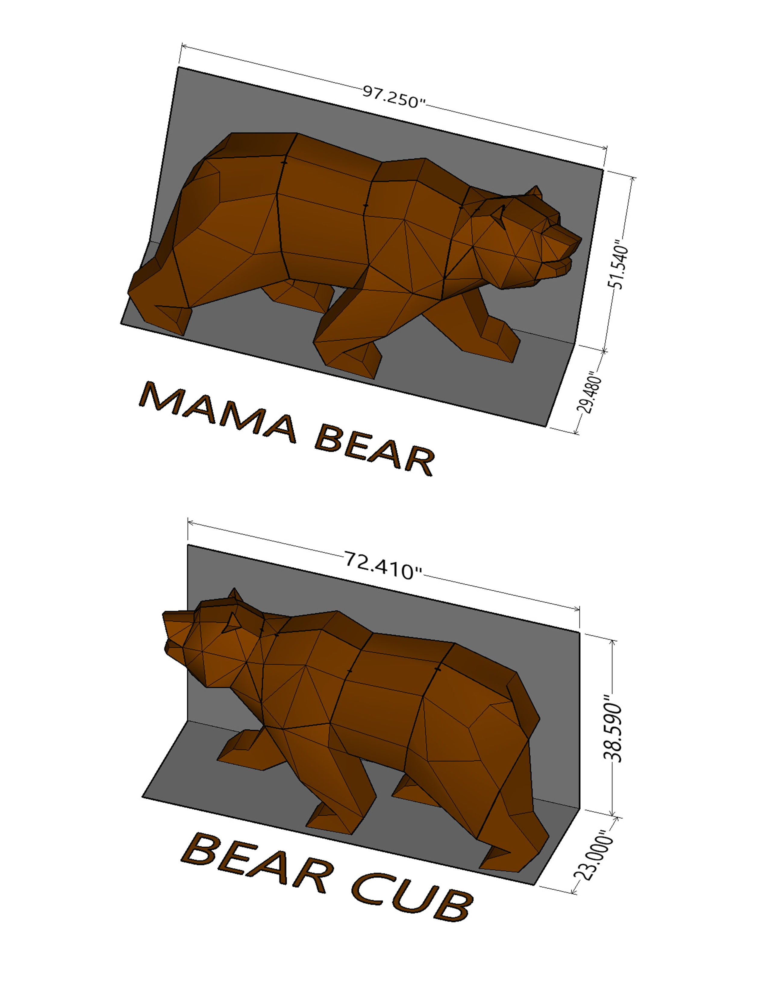 Bear Cub, Open Edition