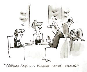 Adrian Says His Bisqu... by  Lorenz New York Comics - Masterpiece Online