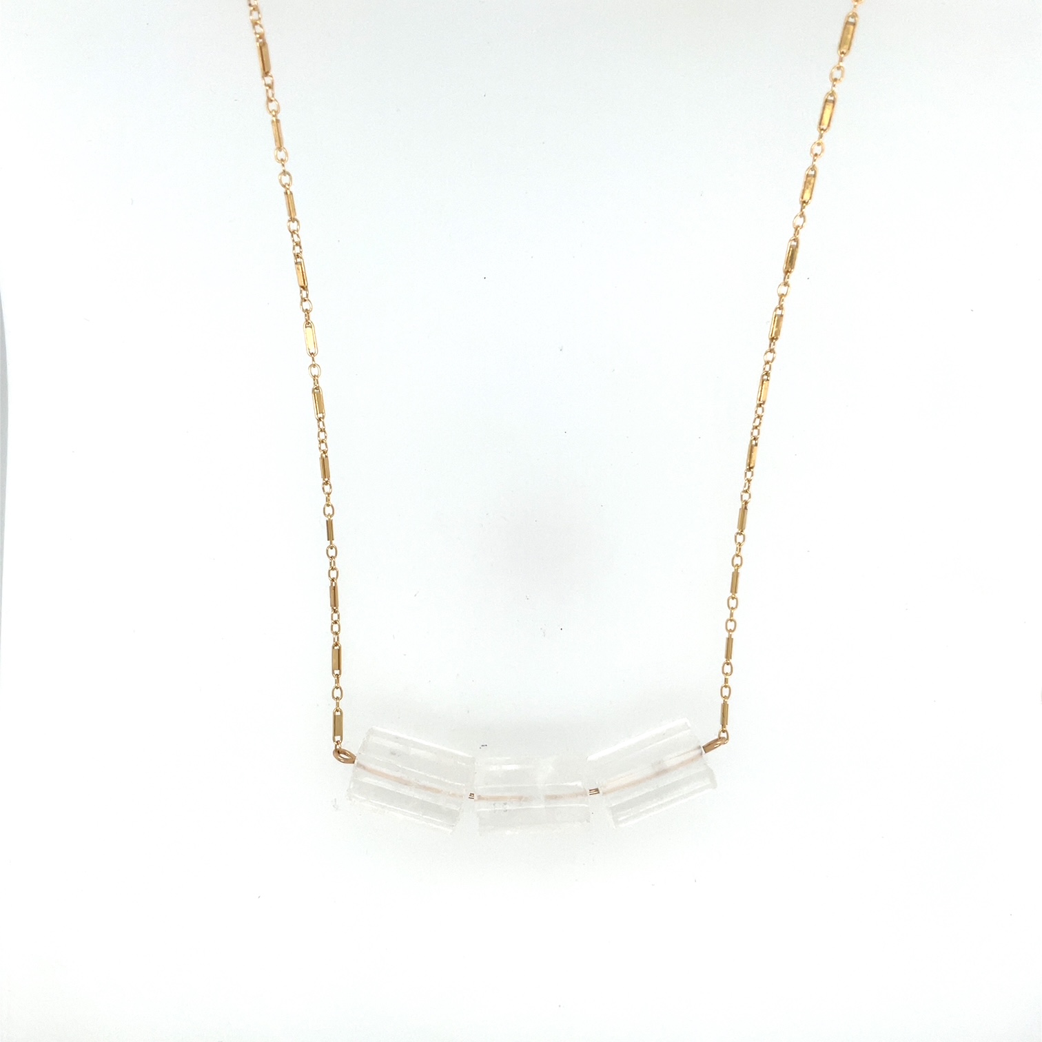 Image of Crystal Rock Quartz Triple Stone 20