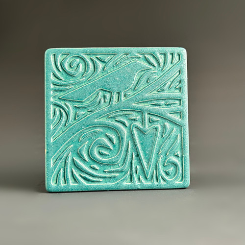 Image of Bird/Heart Coaster (no glass) by Michael Macone