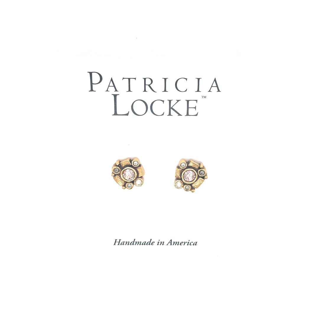 Rinconada Earrings in Gold, Champagne