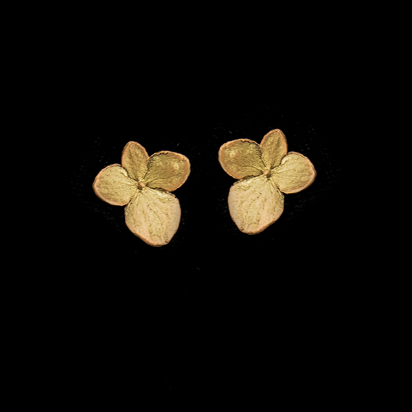 Hydrangea Petal Post Earrings