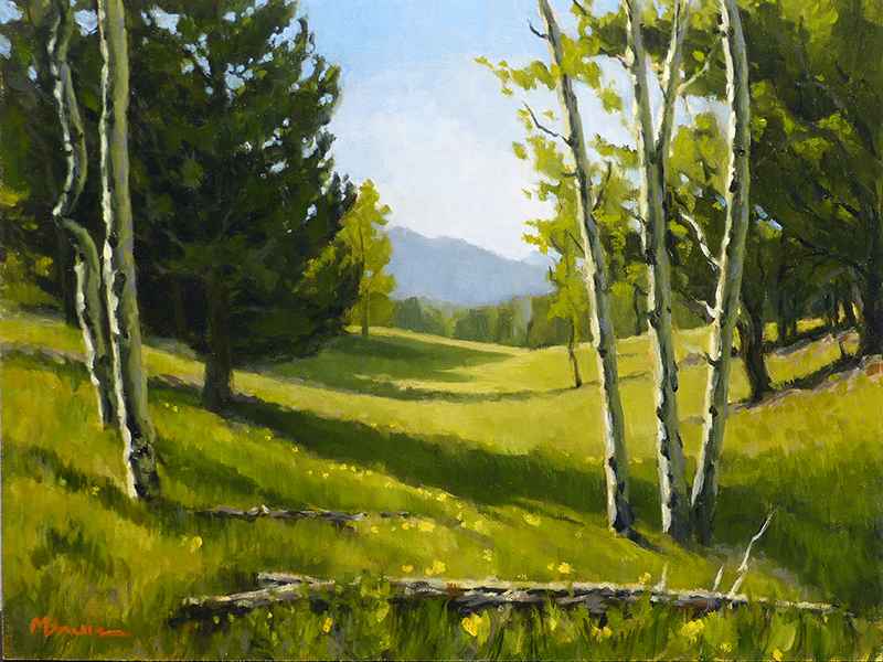 Morning in the Meadow by  Michael Baum - Masterpiece Online
