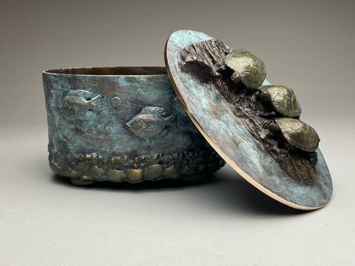 Image 3 for Turtle Pond Urn, Edition of 200