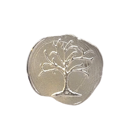 Image of Handmade Chunky Sterling Tree of Legends Ring by Marcia McDonough