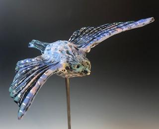 Image 1 for Flying Bird, Blue Flying Bird, Blue