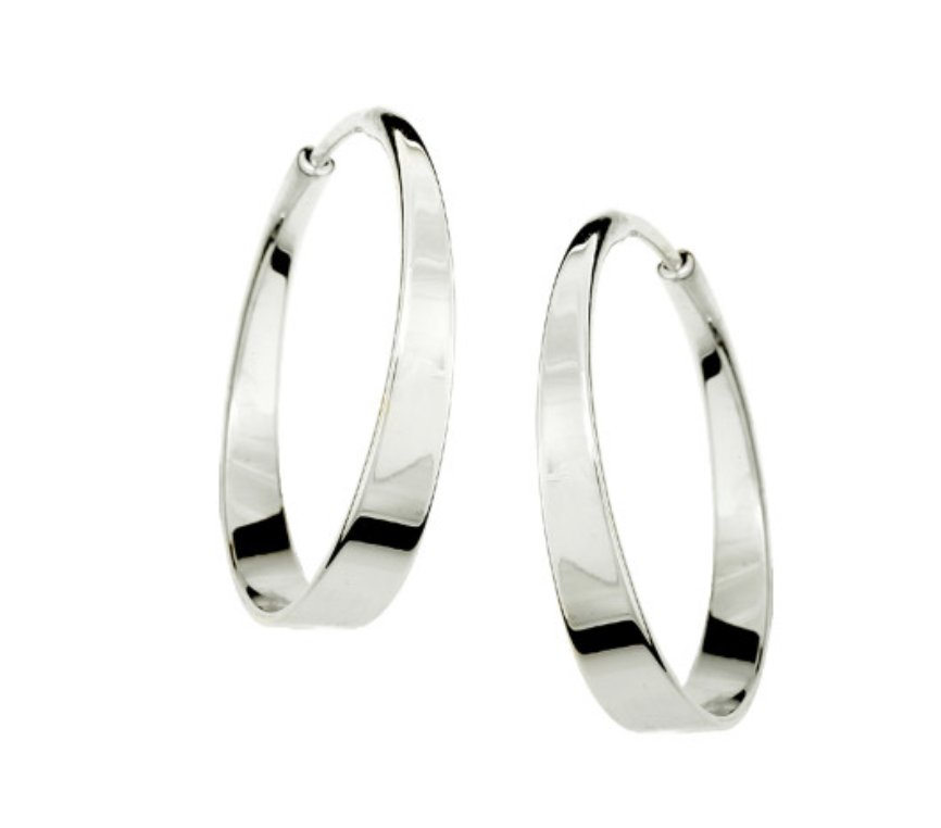 Image of Aura Hoop Earrings, Small by Ed Levin