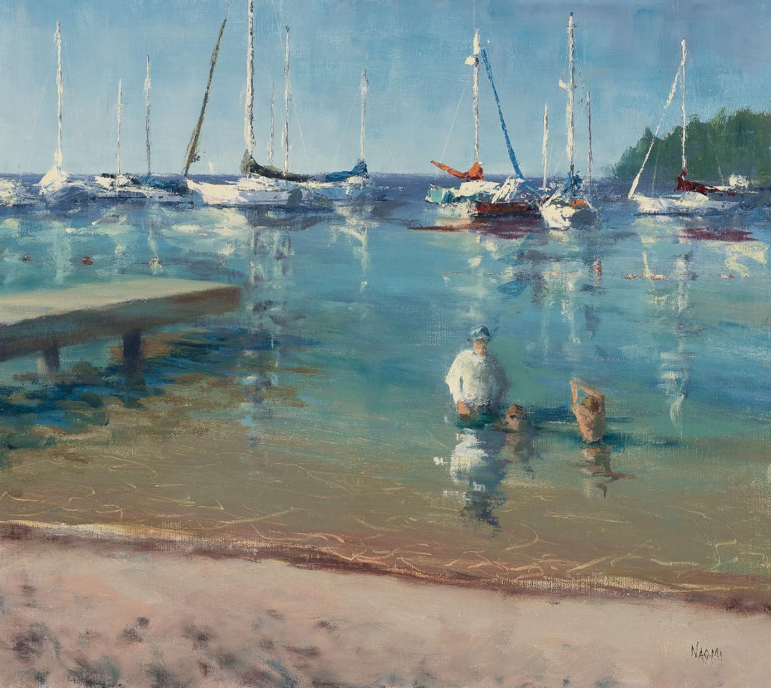 Image of Patiently Wading by Naomi Tiry Salgado