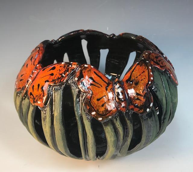 Image of Butterfly Candle Bowl by Nancy Briggs