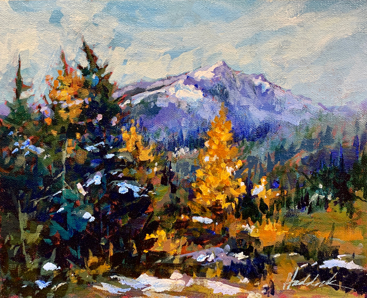 Early Snow, Coquihalla by Perry Haddock - Hambleton Galleries