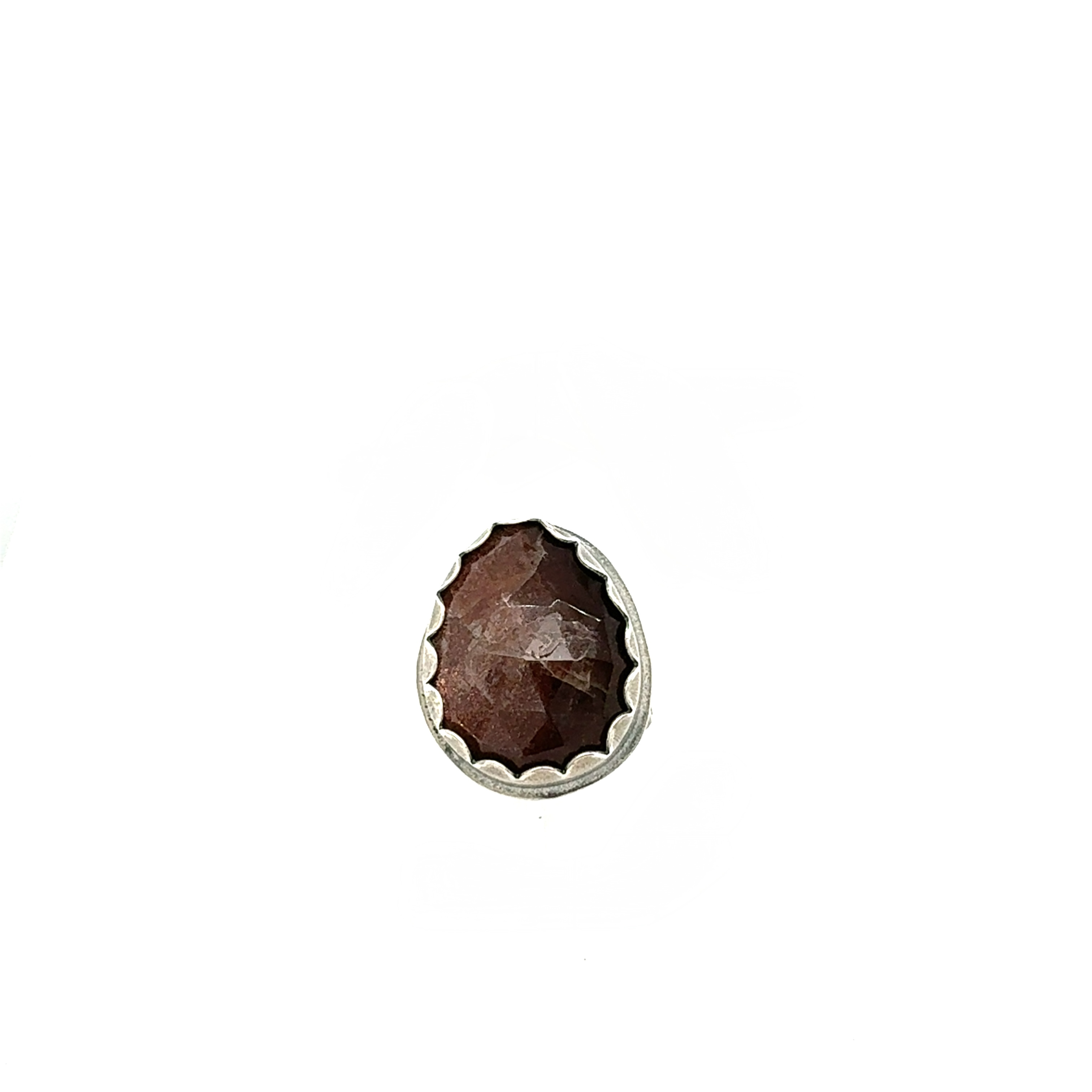 Image of Sapphire SS Ring Size 8 by Olga Ganoudis