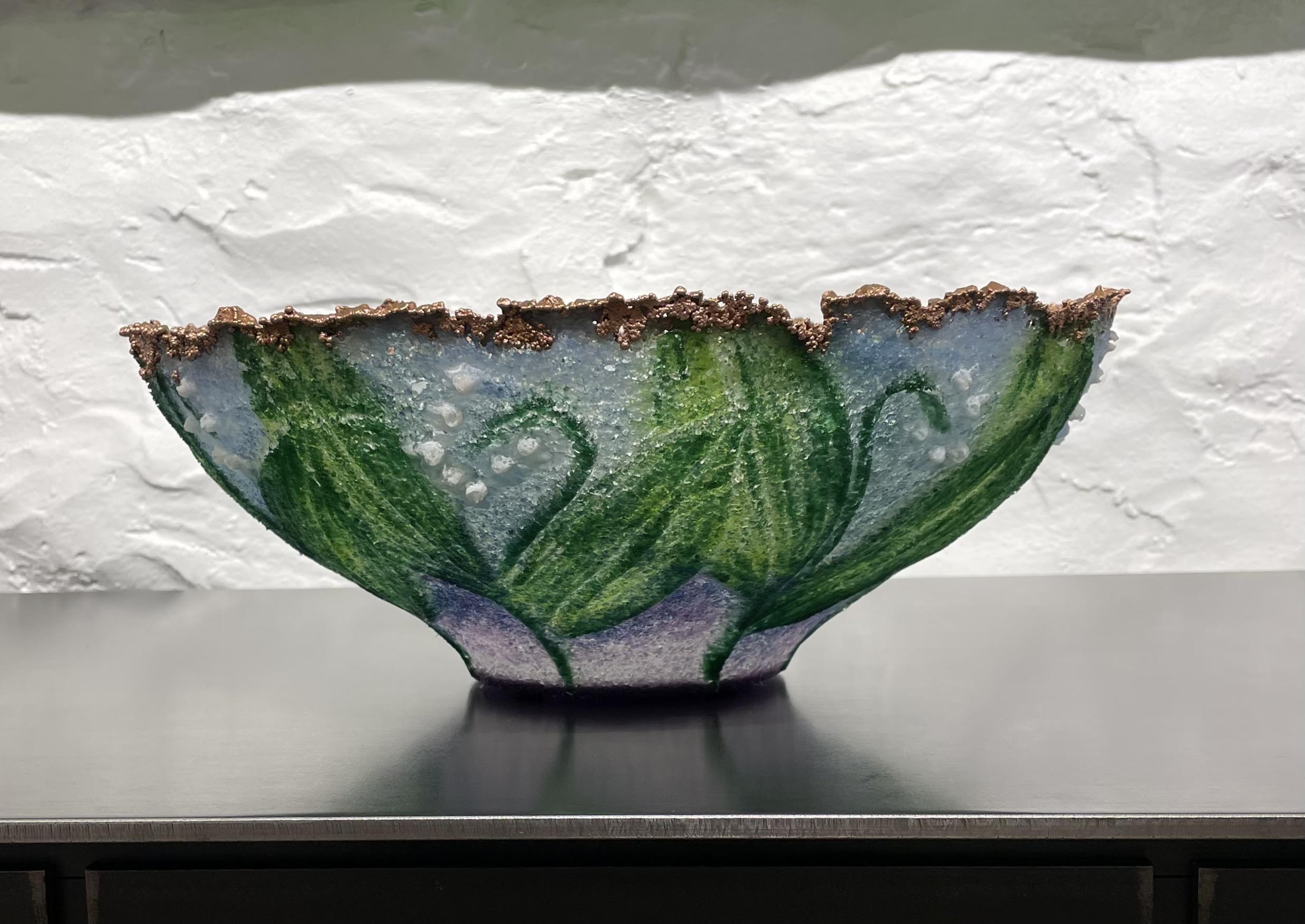 Purple Lily of the Valley Bowl
