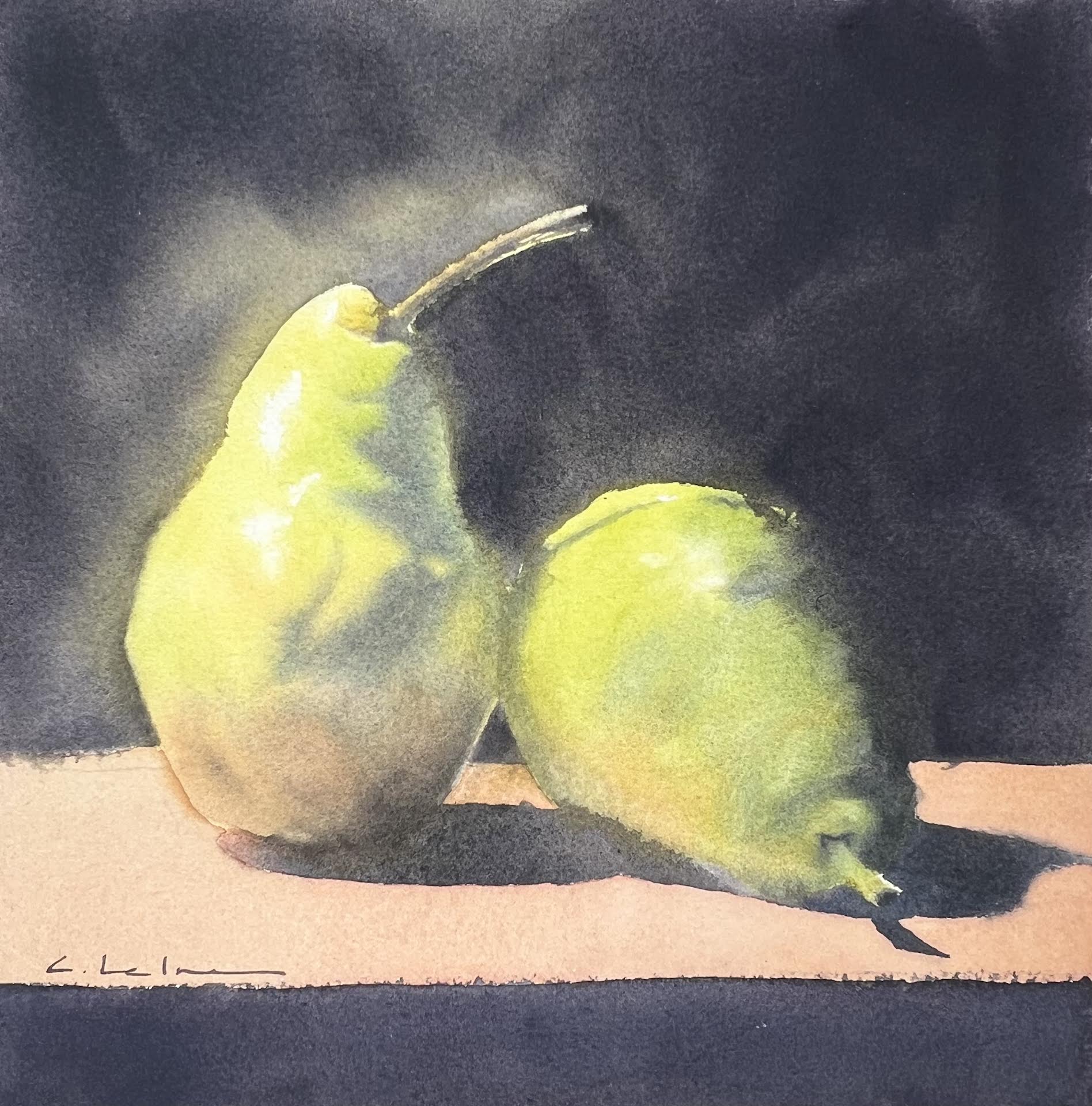 Image of Still Life of Pears by Caitlin Leline Hatch
