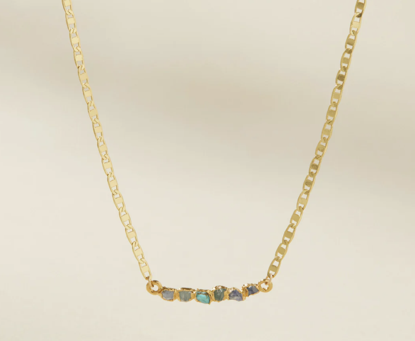 Image of Blue Ombre Necklace by Dani Barbe