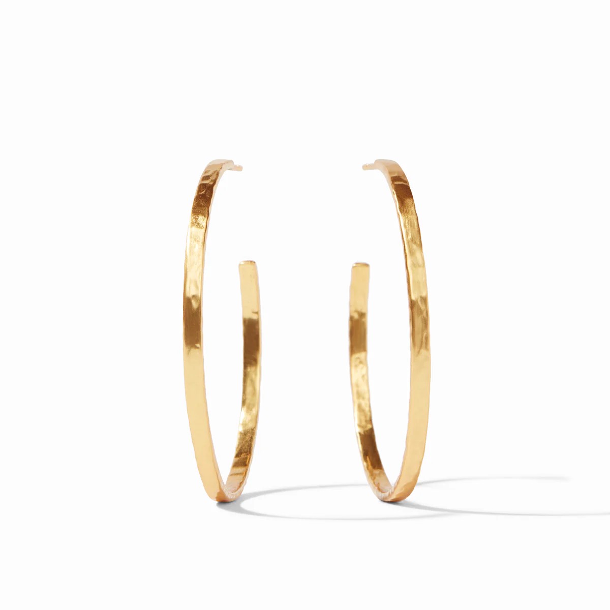 Gold Crescent Hoops - Extra Large
