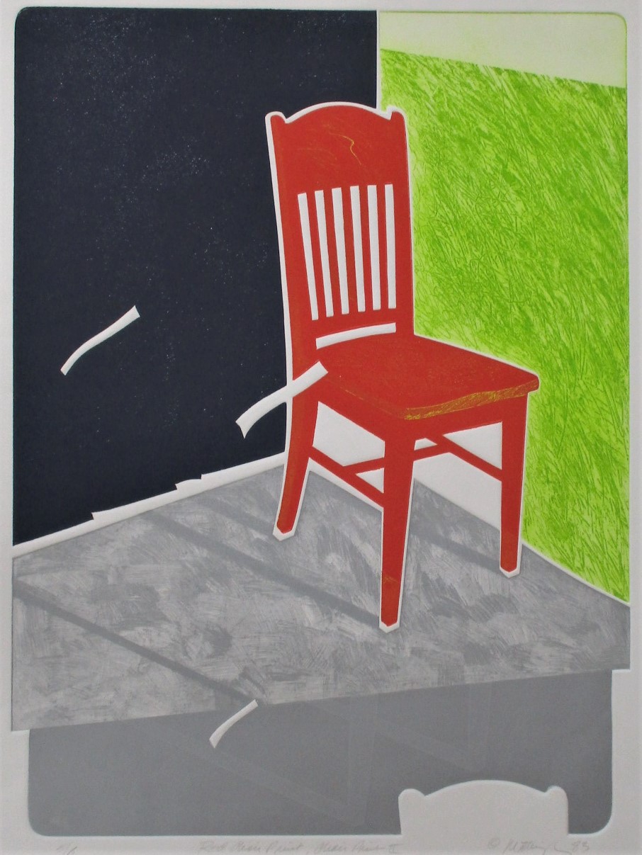 Red Chair Print II by  James Mattingly - Masterpiece Online