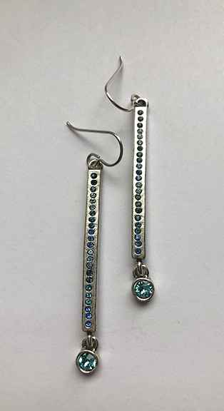 Image 1 for Axis Earrings in Silver, Bermuda Axis Earrings in Silver, Bermuda