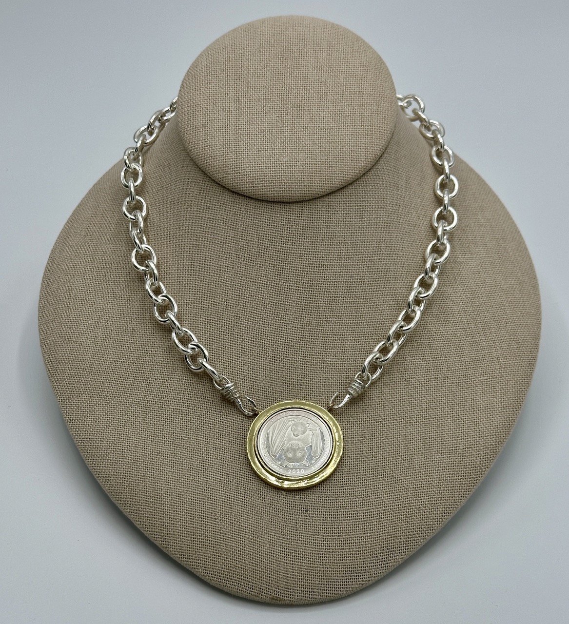 Heavy Oval, 925 Sterling Chain with Hand Cast Hooks