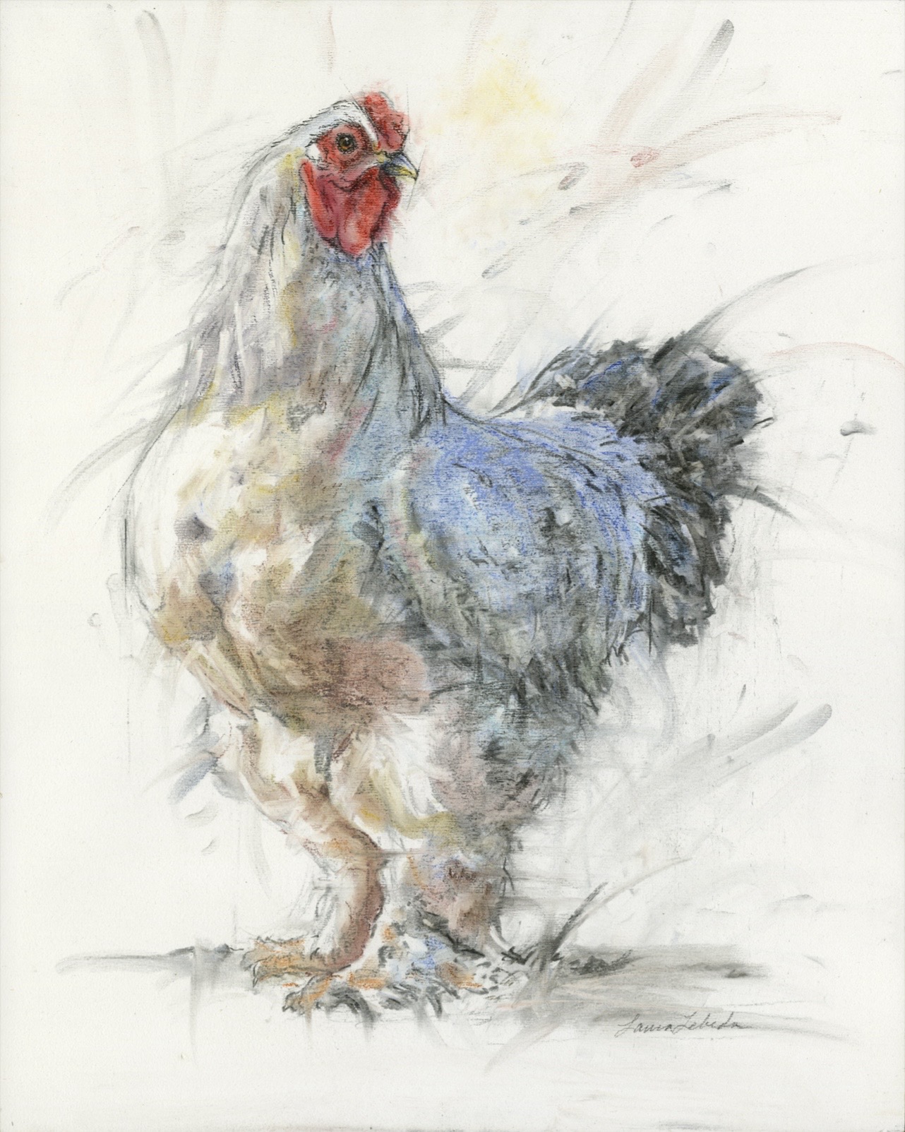 Image of Bantam Rooster by Laura Lebeda