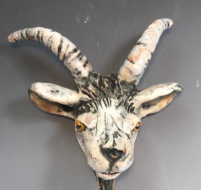 Image of White Goat by Nancy Briggs