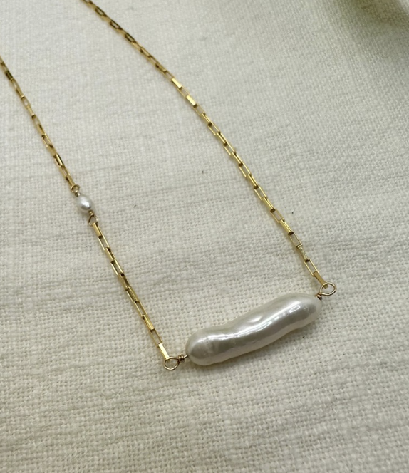 Image of Freshwater Pearl Bar Necklace by  Maui Mari
