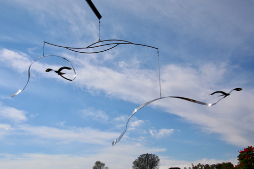 Image of Eagles in Flight Mobile by Amos Robinson