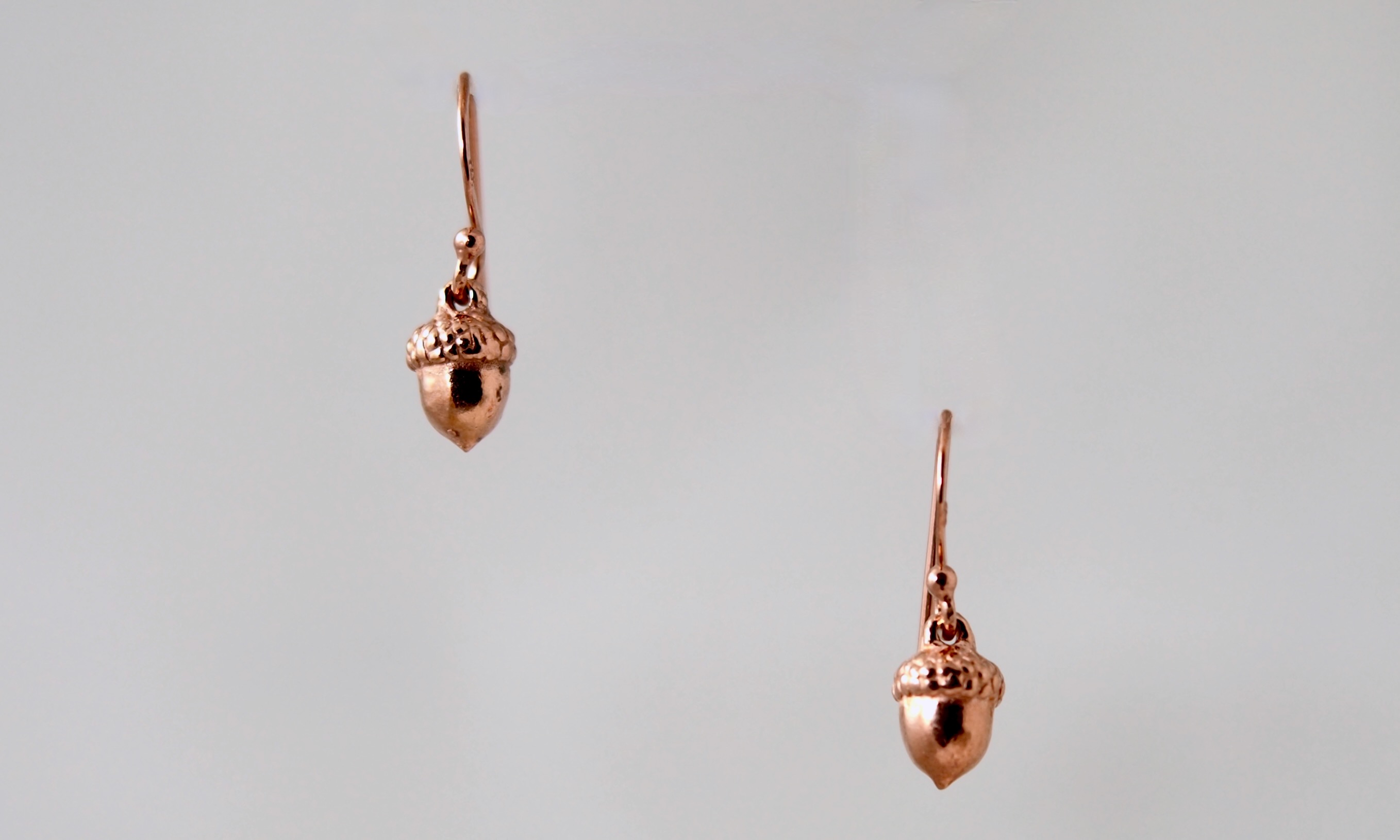 Autumn Acorn 14kt. Rose Gold-Filled Earrings
