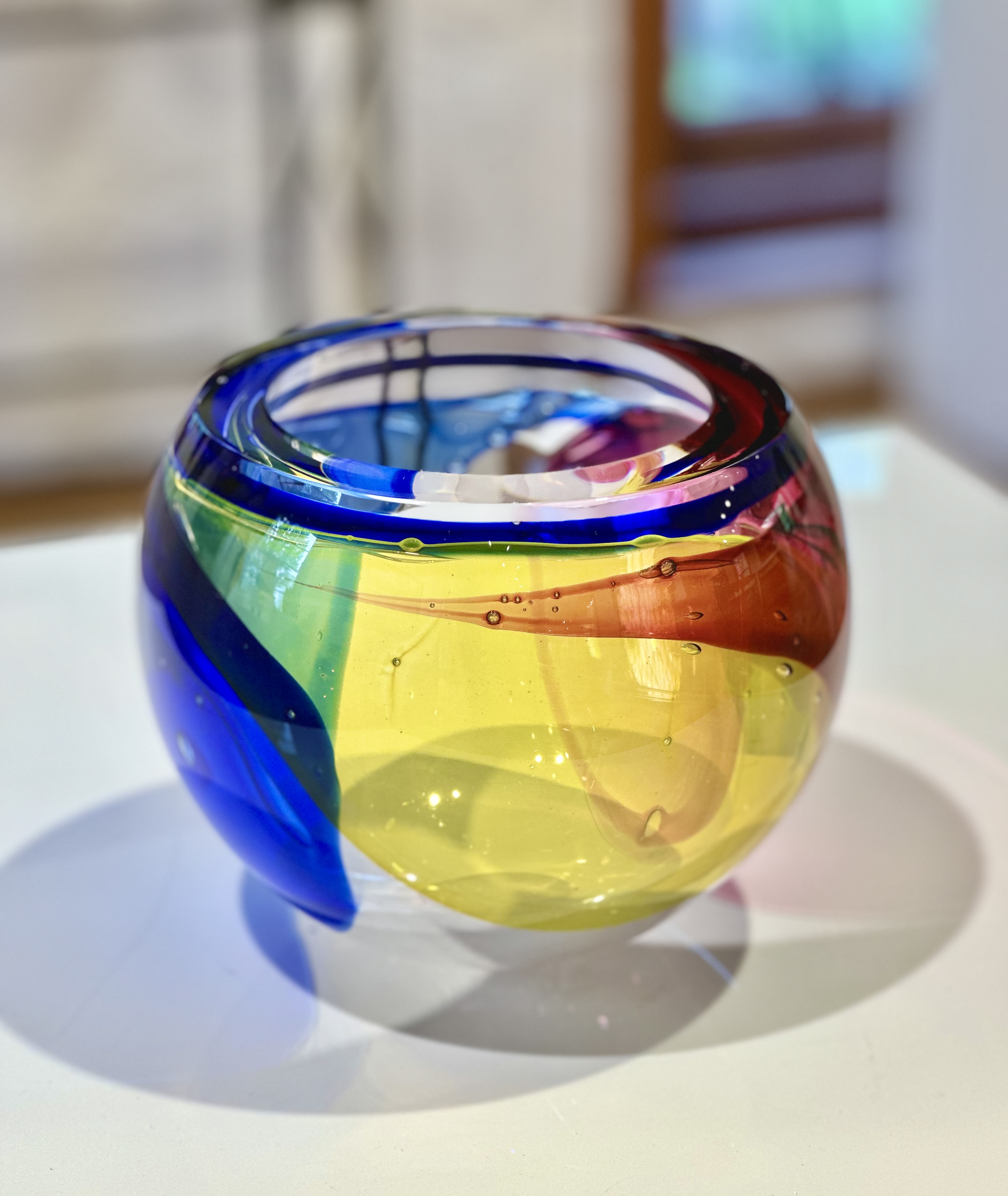 Image of Rainbow Lava Bowl by Leon Applebaum