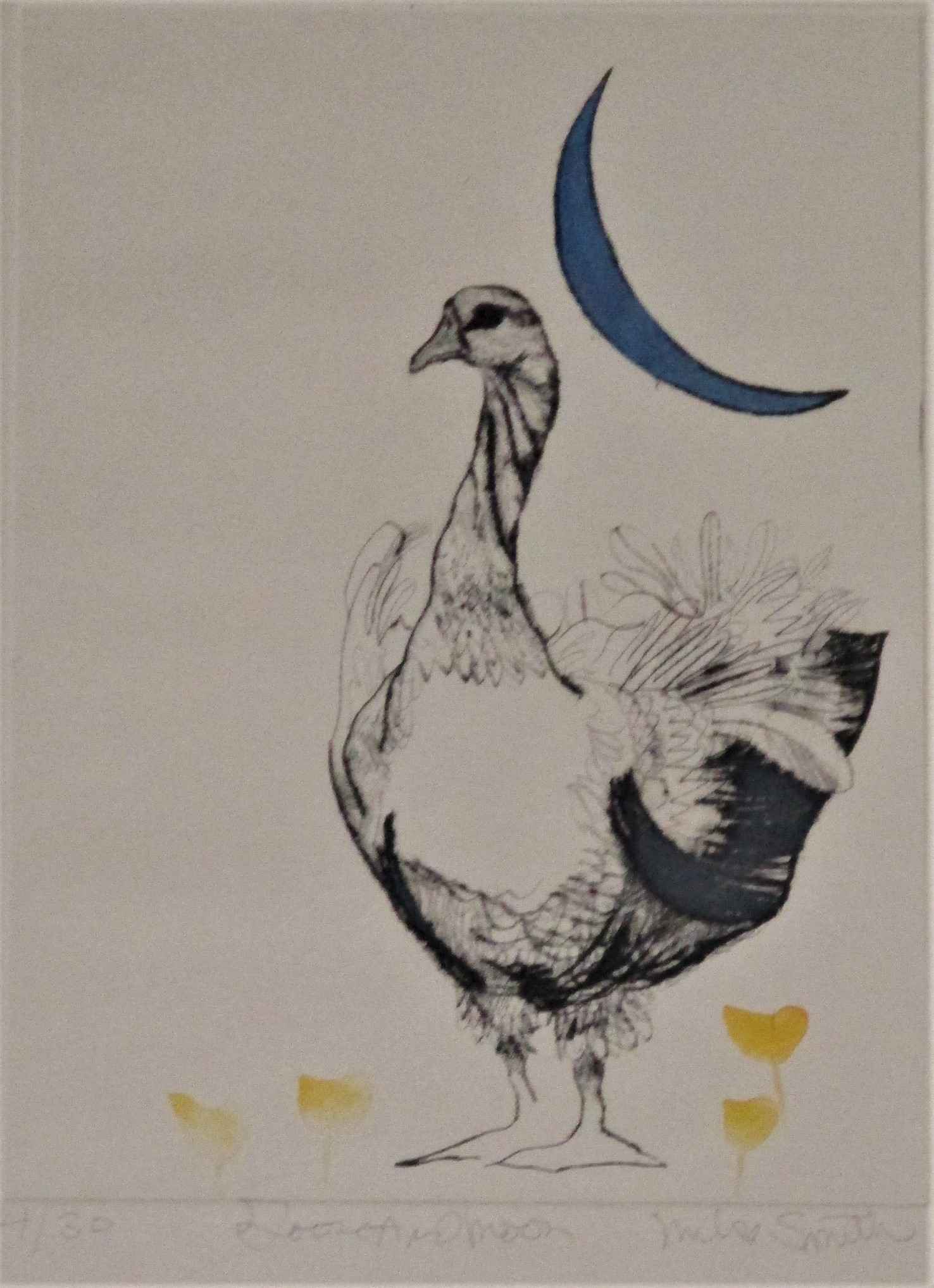 Goose and Moon by  Mike Smith - Masterpiece Online