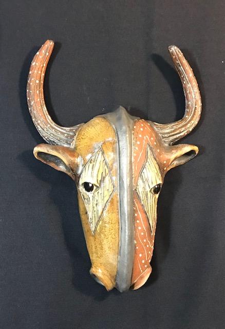 Large African Inspired Bull Mask