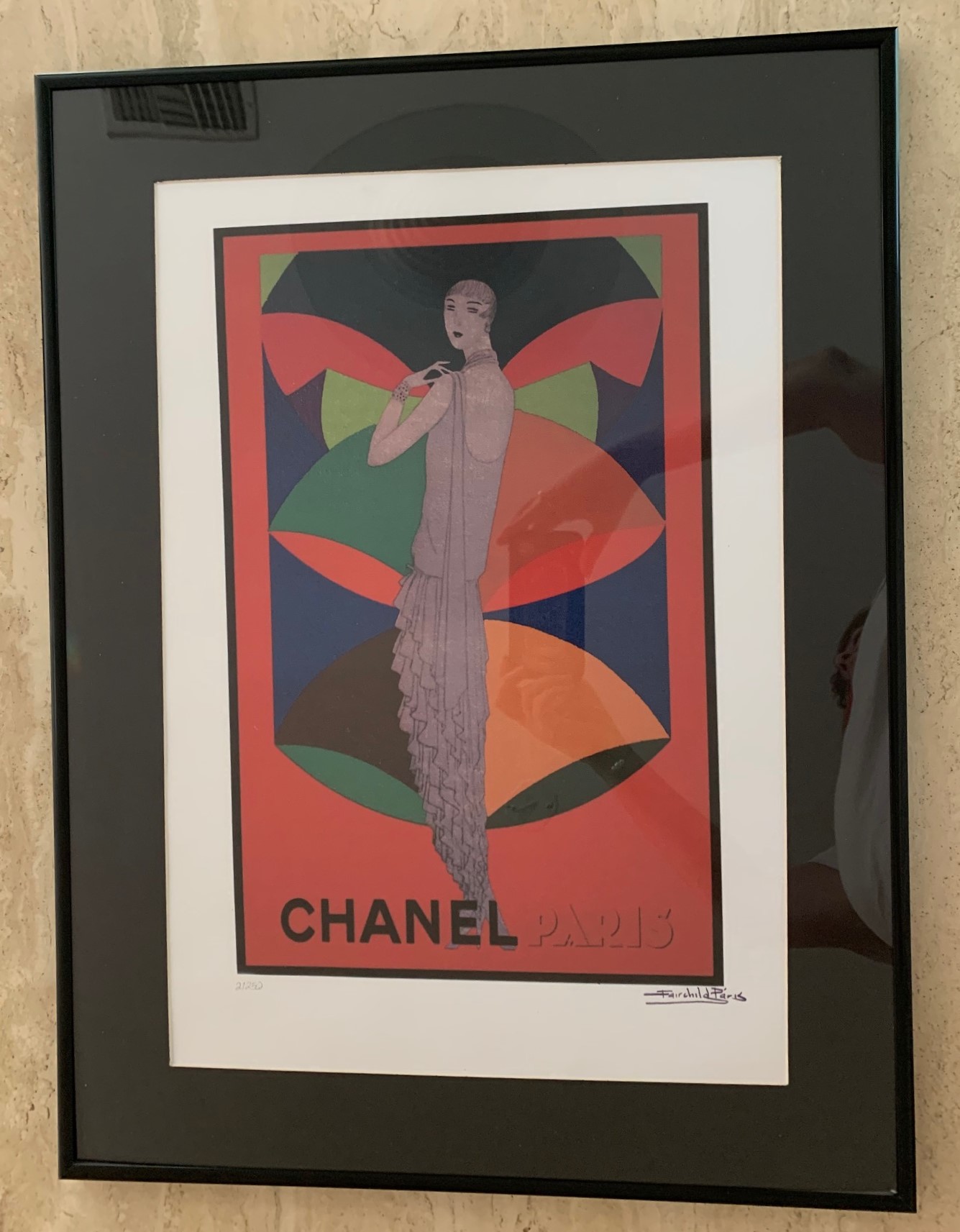 vintage chanel ad poster