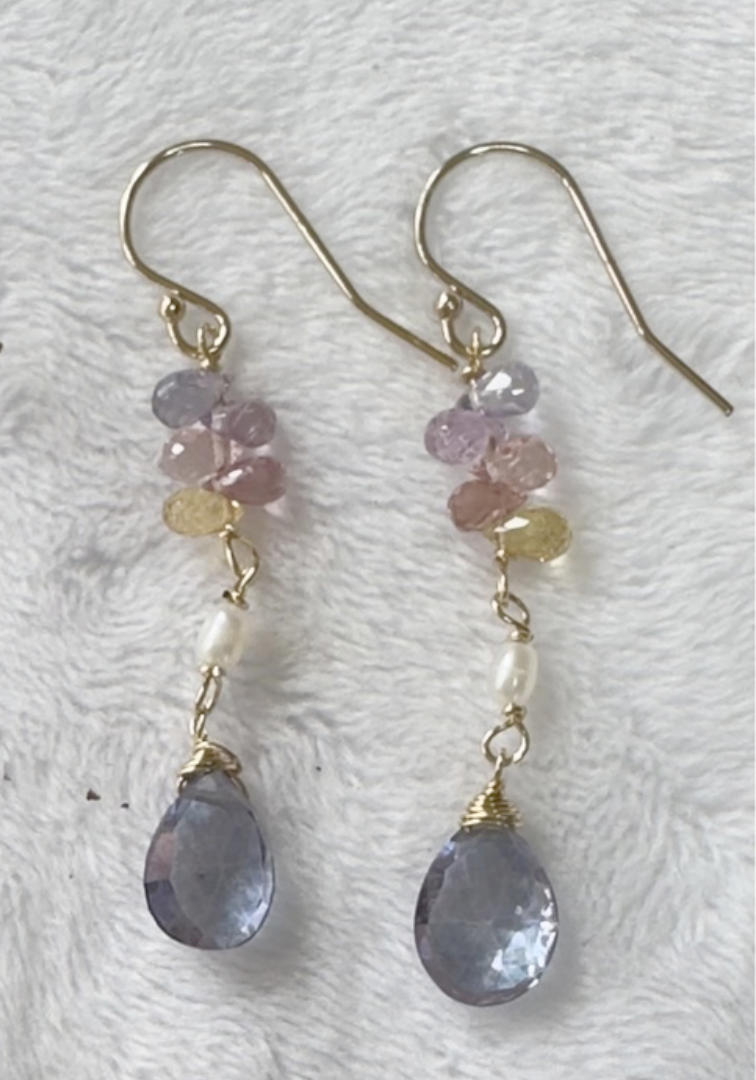 Image of Assorted Gemstone and Pearl Dangle Earrings by  Maui Mari