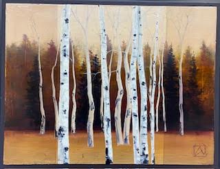 Image of White Aspens Study II by Tal Walton