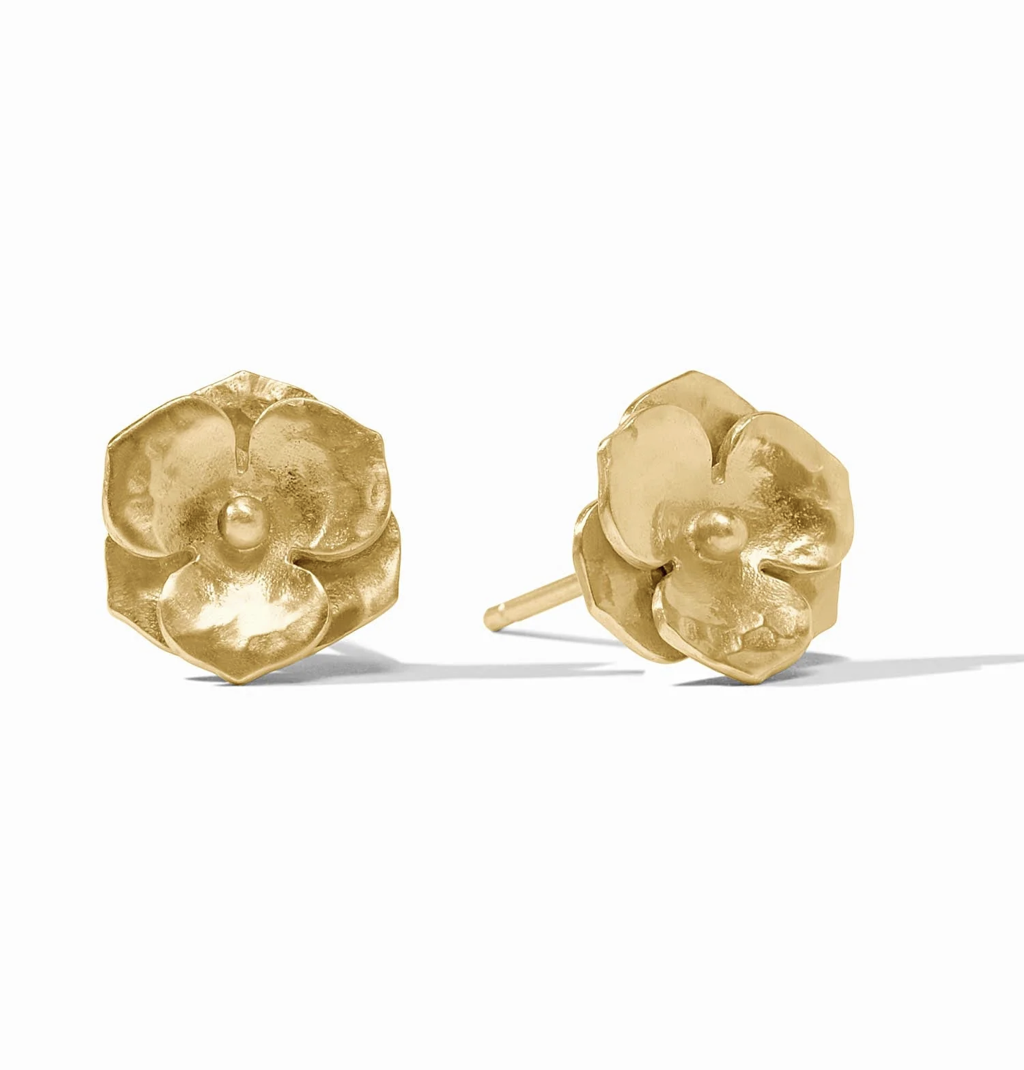 Image of Bloom Studs, Gold by Julie Vos