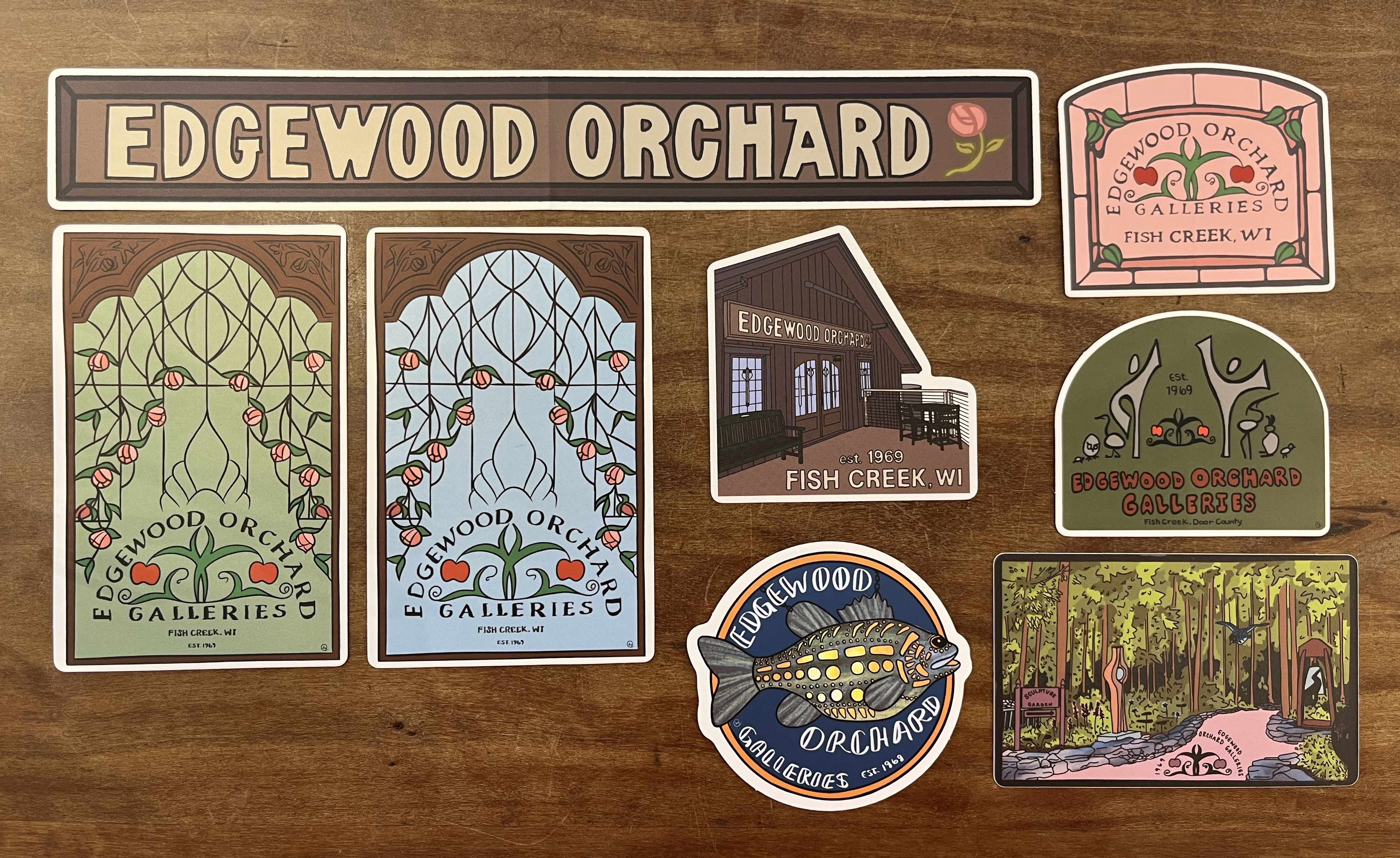 Edgewood Stickers