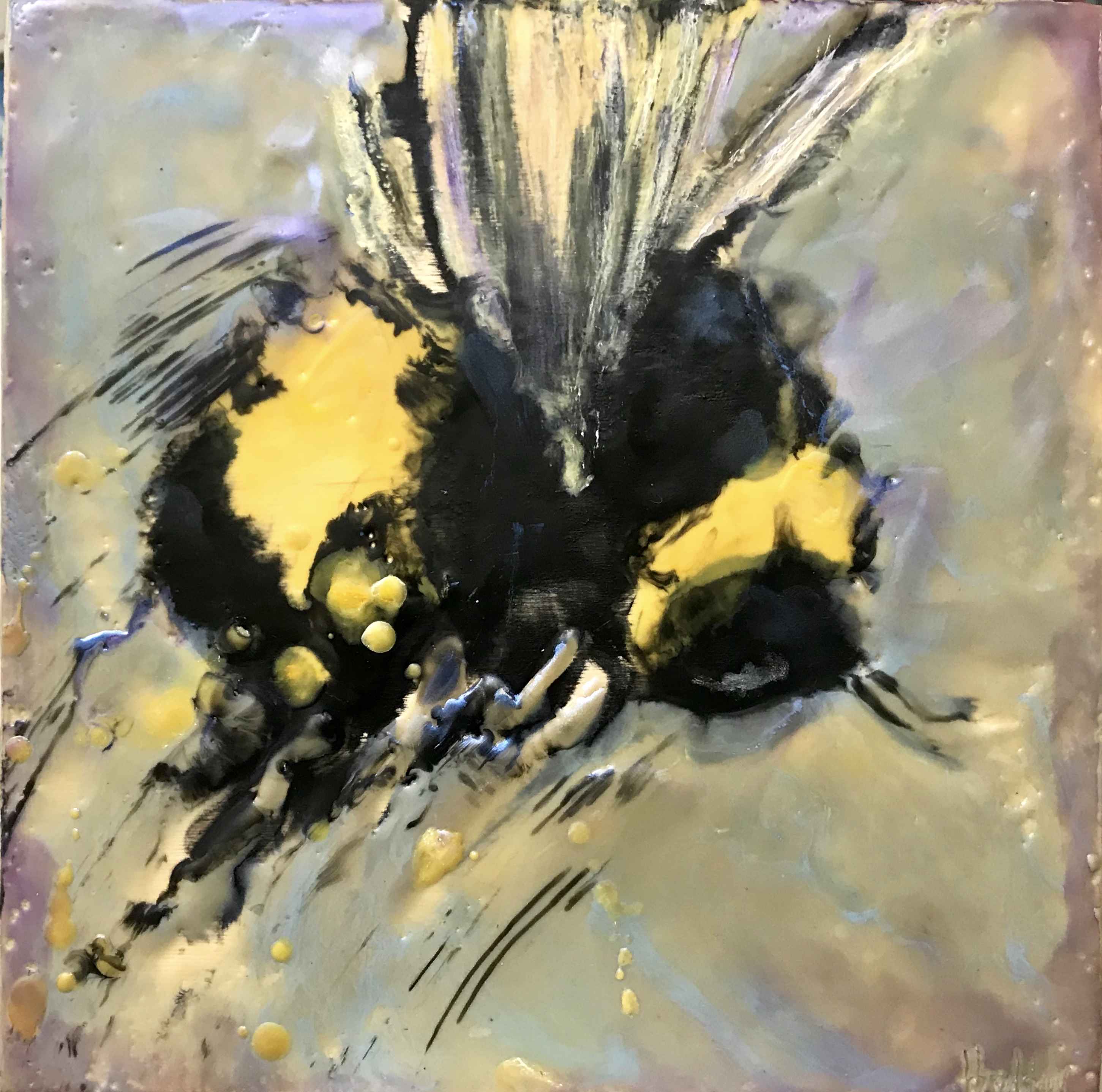 Lavender Bee I by  Kathy Bradshaw - Masterpiece Online