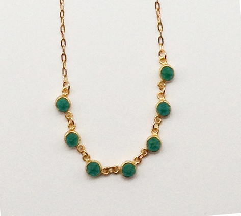 Image 1 for Crystal Small Rounds Necklace 17 Crystal Small Rounds Necklace 17