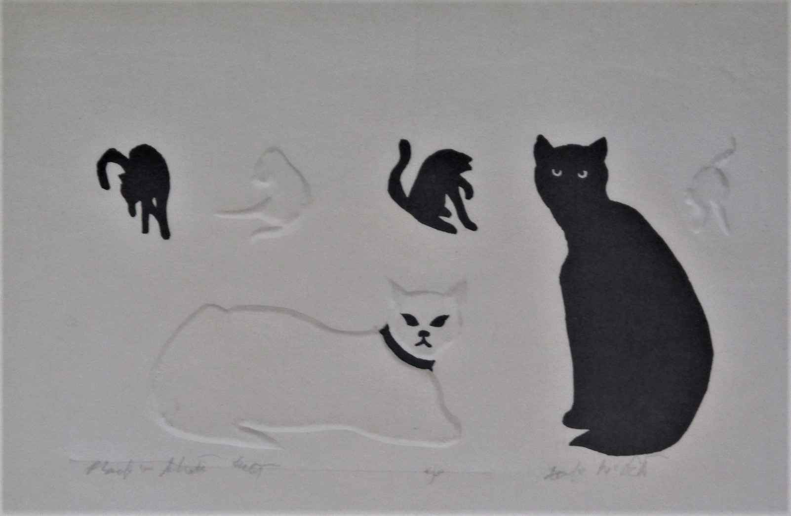 Black & White Cats by  Jack McLarty - Masterpiece Online