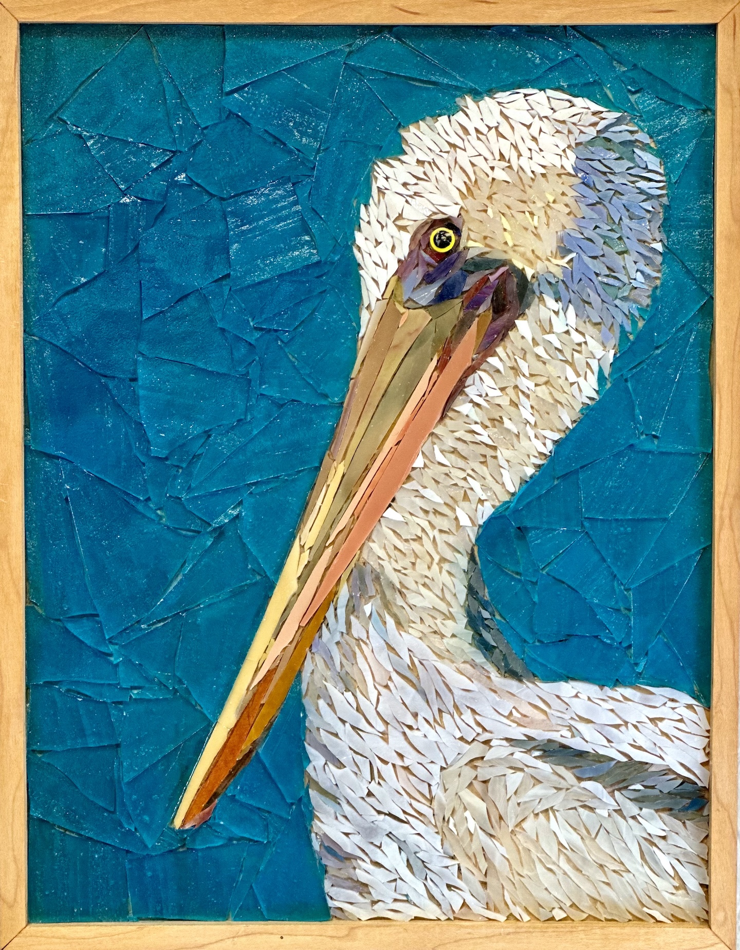 Image of Pelican on Blue by Joseph Kaftan
